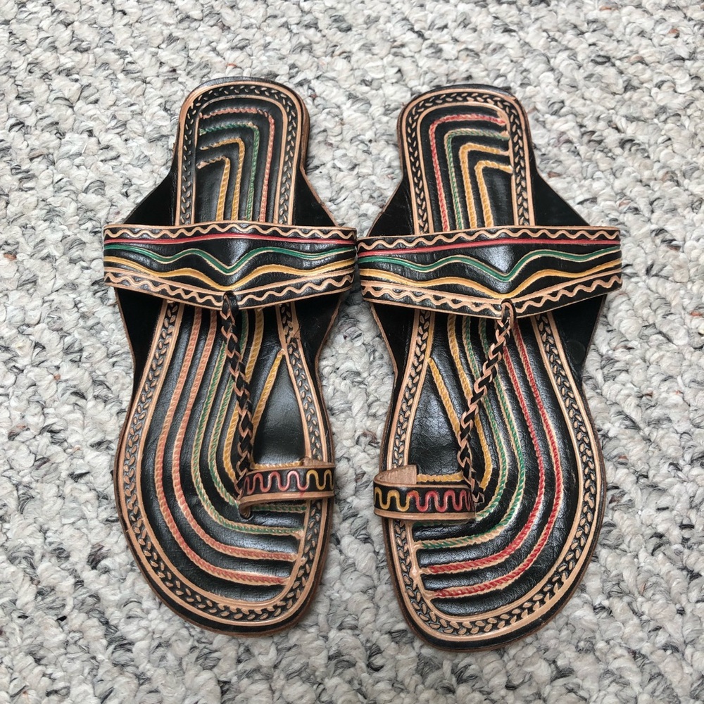 Handmade leather shoes